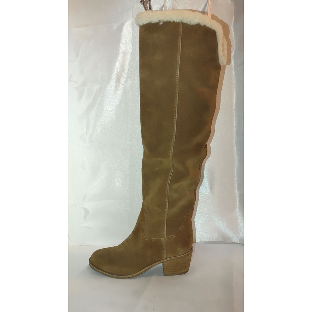 Gianni Bini Suvie Suede Tall Fleece Lined Boots NWOT - Picture 2 of 10